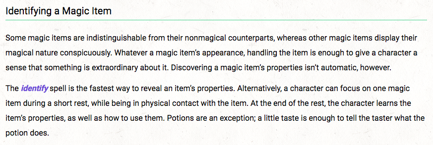 dmg magic items